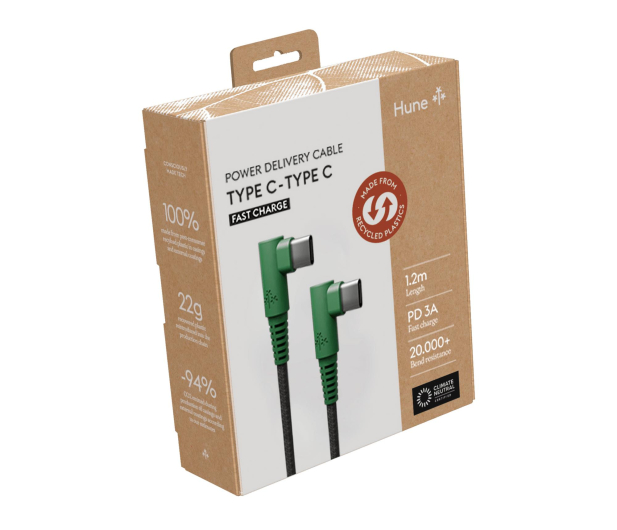 Hune Kabel USB-C do USB-C 1.2m Forest Green - 1370694 - zdjęcie 5